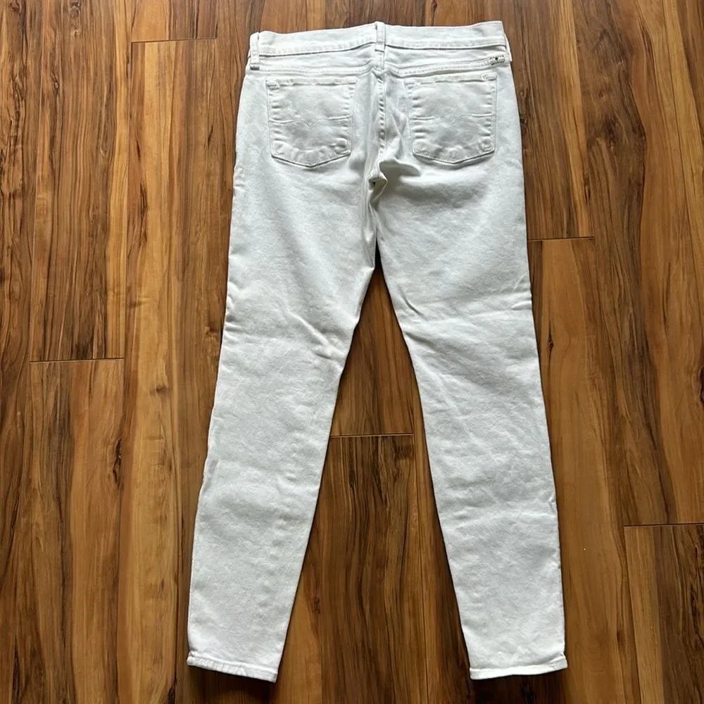 Lucky Brand White Charlie Skinny Jeans - Picture 8 of 9